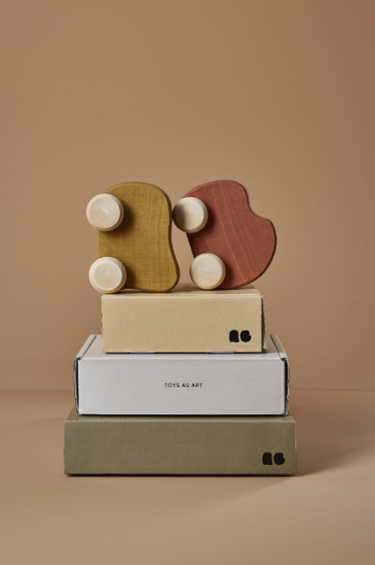 Raduga Grez Wooden Toy Car, Olive